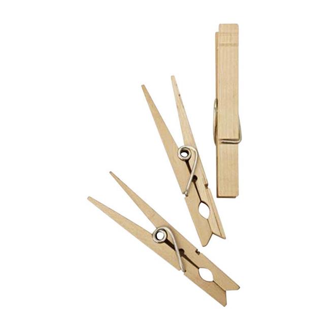 Homz 6366306 Wood Clothes Pins, Tan 48 Piece Walmart Canada