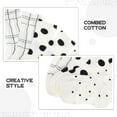 thumbnail image 3 of KAKOWELY 3 Pares De Calcetines Con Puntos Para Mujer En Peinado Media Resistentes Y Elegantes, 3 of 7