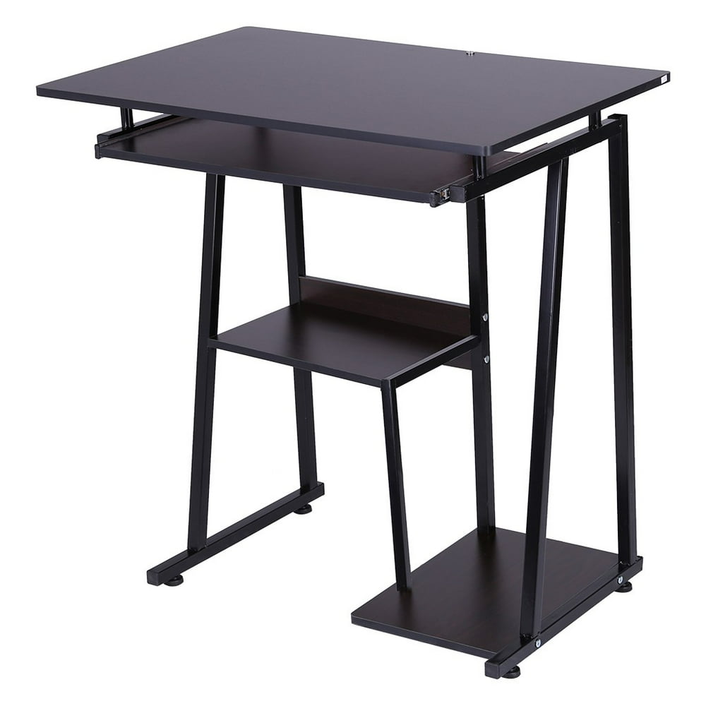 Desktop Computer Desk Laptop Study Table Office Desk With Pullout