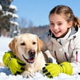 thumbnail image 6 of ThxToms Kids Warm Gloves Winter Waterproof Snow Gloves for Outdoor Sports, Toddler Bulky Ski Gloves for Boys Girls,Green,M, 6 of 8