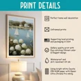 thumbnail image 2 of Grandmillennial Coastal Sailboat & Blue Hydrangea Wall Art | Preppy Cottagecore Beach, Matte Canvas Stretched, Posters for Room Bedroom Living Room Bathroom Wall Decor, Posters & Art Prints, Gift., 2 of 7