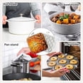 thumbnail image 5 of BaHomeck Pot Holders 4pcs dacron Made Square heat-resisting mat Machine Washable for Kitchen Oven Hot Pads 6.7inch*6.7inch,Abstract Painting Of Golden Autumn Tree With Leaves, 5 of 5