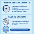 thumbnail image 3 of Swimline Hydrotools Silver King Winter Pool Cover for 20 x 40 Ft Inground Rectangle Pools, 3 of 7
