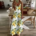 thumbnail image 4 of Lemon Branch Sleeveless Dress Dresses Women Summer Women's Summer Clothing, 4 of 9