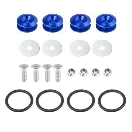 8-Pack Aluminum Bumper Quick Release Set - Universal Front Bumper Fasteners