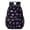Butterfly and Purple, variant on Butterfly and Purple Black Pattern 17" School Backpacks for Teens,Waterproof Oxford Fabric,S-Shape Padded Straps for School,Travel,Hiking,Camping