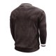 thumbnail image 4 of Ceisia Men's Casual Striped Half Button Round Neck Pullover with Pocket Daily Fashion Top Gift, 4 of 7