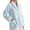 Blue, variant on Women's La Cera 8825 100% Polyester Honeycomb Fleece Bed Jacket (Blue M)