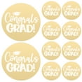thumbnail image 6 of WEUVEB Graduation Season Decoration Graduation Cap Cupcake Decorations Golden 10Pcs, 6 of 8