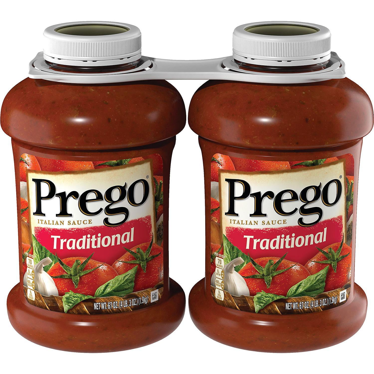 Prego Traditional Italian Sauce (67 oz., 2 pk.) - Walmart.com
