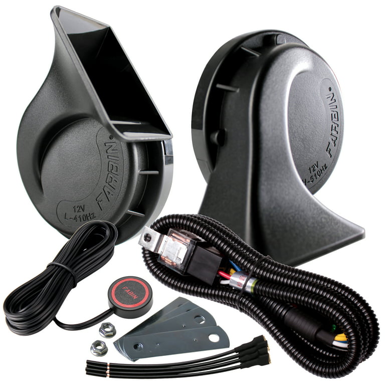 FARBIN Loud Truck Horn 12v Air Horn Loud Car Horn Kit with Relay