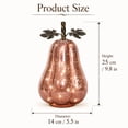 thumbnail image 3 of Diceymbol Halloween Lighted Gourd Pumpkin Lamp Orange Tabletop Decor for Mantel Shelf Seasonal Party Display 10 Inch, 3 of 8