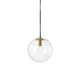 thumbnail image 1 of Matsuzay Luz colgante de 20 cm de diámetro, luces colgantes de cristal redondas, lámpara de techo, restaurante, Hotel, dormitorio, sala de estar, Iluminación y accesorios Oro Matsuzay HA067379-01, 1 of 6