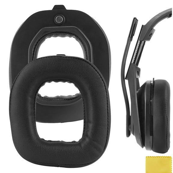 Geekria QuickFit Replacement Ear Pads Compatible with Astro A50 Gen 3 Headphones, Ear Cushions (Black)