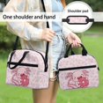 thumbnail image 5 of HUIACONG Lunch Bag with Cute Axolotl Print, Insulated Lunch Cooler Bag Made of Aluminum Film Material, Lightweight Soft Carrier for Office Hiking and Outdoor, 5 of 10
