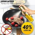 thumbnail image 4 of Pulverizador de aceite de cocina, pulverizador de aceite de oliva, spray para ensalada con aceite de oliva, barbacoa, cocina para hornear, hornear, 4 of 7