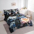 thumbnail image 3 of Feelyou Magic Dragonfly Bedding Comforter Set 7pcs, Vintage Flower King Bedding Sets, 3 of 8