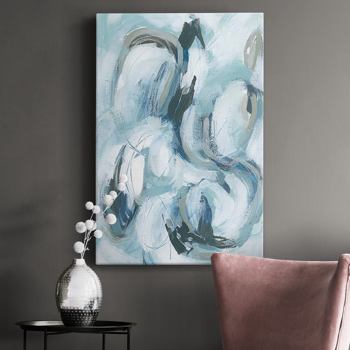 Fluid Receptor II Premium Gallery Wrapped Canvas - Ready to Hang
