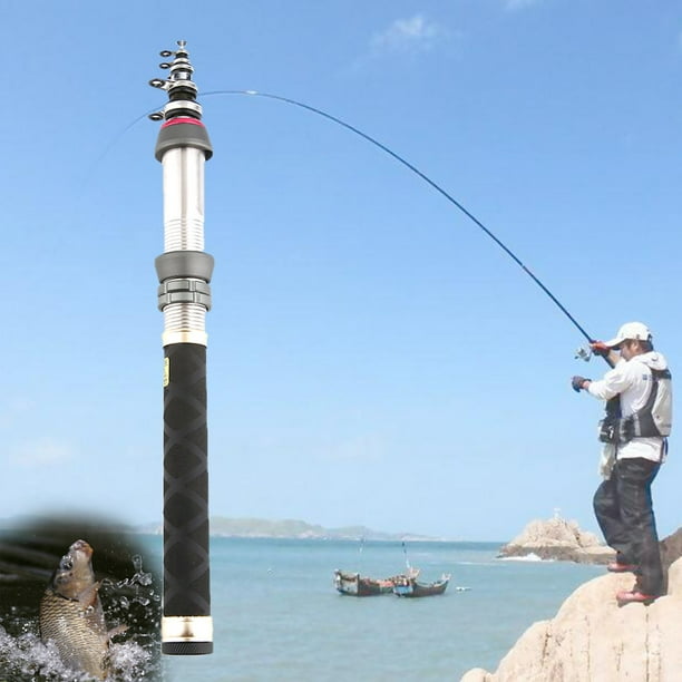 1.8/2.1/2.4m Carbon Fishing Rod Ultra Short Telescopic Fishing Rod and reel.