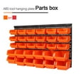 thumbnail image 4 of Part Bins Organizer Wall Mounted Bins Part Bins Organizer for Garage Workshop Storage System, 4 of 6