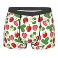 thumbnail image 4 of Goofa Strawberry Printed Men's Boxer Briefs Underwear, Moisture-Wicking Underwear, Trunk,Soft and Breathable Cotton Underwear-XX-Large, 4 of 9