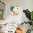 thumbnail image 3 of GUOOL Metal Garden Hanging Sculptures White 28.5cmx27.5cm, 3 of 9