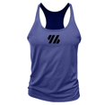 thumbnail image 2 of Men'S Gym Workout Tank Tops Stringer Muscle Cut Shirt Quick Dry Athletic Sleeveless T-Shirt Vest Blue XXL, 2 of 6