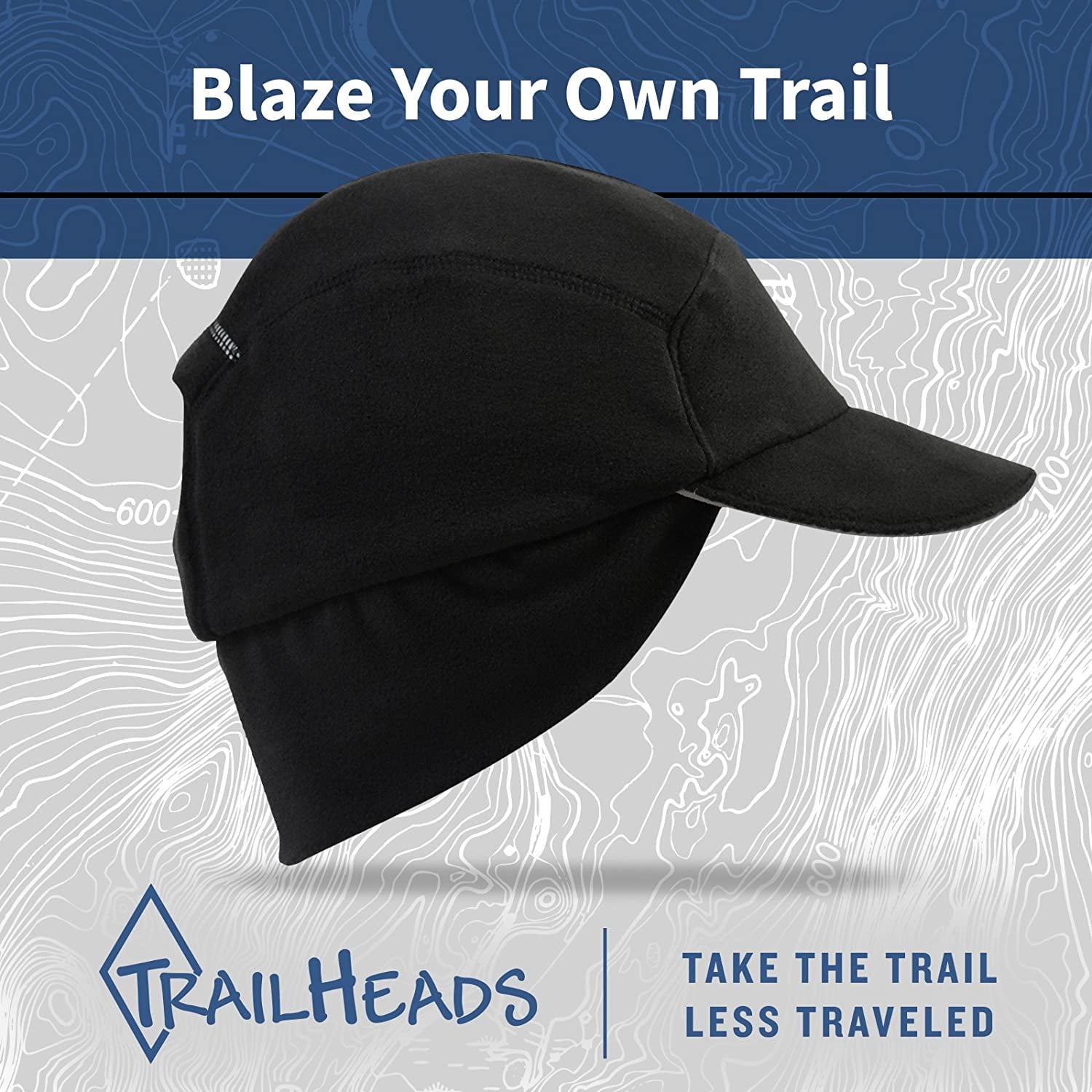 Fleece Ponytail Hat with Drop Down Ear 