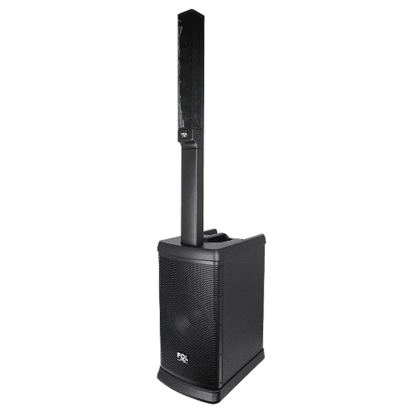 TORRE DE SONIDO KARAOKE TWS FS-T888 CON 2 MICRÓFONOS INALÁMBRICOS 420 WATTS.