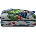 Marvel Avengers Twin Bed Set with Comforter, Sheets, Hulk & Iron Man