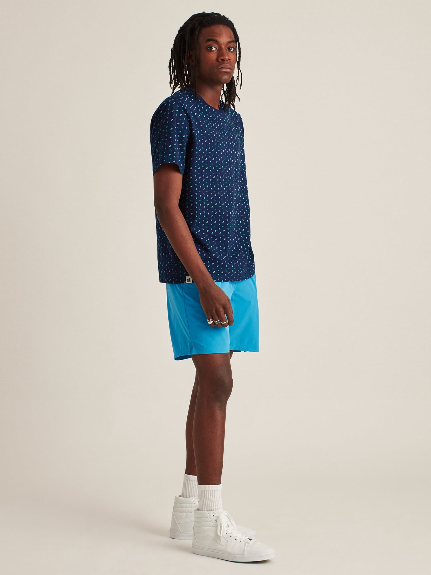 Bonobos Fielder Men's and Big Men's Short Sleeve Mini Tree Graphic Tee, up to 3XL