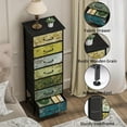 thumbnail image 4 of Tall Dresser for Bedroom, Storage Dresser Organizer with 7 Fabric Drawers, Nightstand Furniture in Closet, Entryway, Hallway,Vintage Pattern, 4 of 14