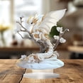 thumbnail image 2 of DefiDgd Bohemian Style White Dragon Table Standing Ornament,2D Acrylic Sign with Base for Home Office Tabletop Centerpiece Decor,Ideal Gift for Friends Lovers Family(A), 2 of 6