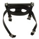 thumbnail image 1 of Correa para barbilla de casco Cascade Lacrosse negra con copa blanca, 1 of 1