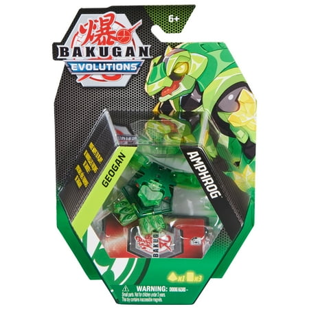 Bakugan Geogan, Amphrog Collectible Action Figure (Walmart Exclusive)