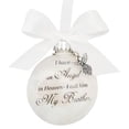 thumbnail image 2 of Farmhouse Wreath Feather Ball Angel In Memorial Ornament Hanging Sign Commemorative Decorations, Household Pendant, 2 of 2