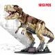 thumbnail image 2 of MOC Technology Tyrannosaurus Rex Bloques de construcción Jurass Indominus Park Dinosaurs World Brachiosaurus Modelo Ladrillos Juguete para niños, 2 of 5