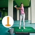 thumbnail image 6 of Uxcell Rubber Golf Tee, 9 Pcs Mix Size Golf Practice Tees Training Driving Range Tee, Yellow, 6 of 6