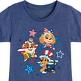 thumbnail image 3 of Paw Patrol - Americana - 4th of July Pup Stars - Toddler & Youth Girls Short Sleeve Graphic T-Shirt, 3 of 6