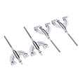 thumbnail image 1 of 4/Pack Bass Drum Claws Hook w/ Tension Rods Parts Assembly Mount Replacement, 1 of 2