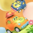 thumbnail image 4 of BESTSKY 3Pcs Press and Go Car Toys Cute Shape Baby Car Press and Slide Infant Play Vehicle Set Style 3, 4 of 4
