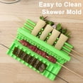 thumbnail image 3 of Sunjoy Tech Kabob Skewer Maker 3-In-1 Non-Stick BBQ Kebab Tool for Meat Vegetables Intestines Easy to Use Manual Skewers Mold Box Machine, 3 of 8