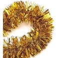 thumbnail image 7 of 70.8Inch Christmas Tinsel Ribbon,6 Holiday Metalic Decorations, Twist Tinsel Garland,Hanging for Christmas trees,Fireplaces,Door,Celebrate Birthday Wedding New Year (Gold), 7 of 7