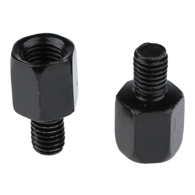 Emparejar adaptadores de espejo de motocicleta RH 10mm Mount a LH8mm Mirror Scooter ciclomotor Macarena Perno adaptador del espejo retrovisor