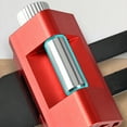 thumbnail image 3 of ZheElen Couteau Aiguiseur en Alliage d'Aluminium Outils Polyvalents Stable Double Rouleau Rouge, 3 of 6