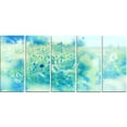 thumbnail image 2 of Fleurs Nature Montagne Bleu Clair - Impression sur Toile Florale, 2 of 3