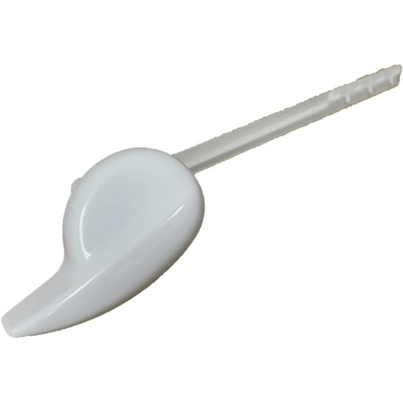 Front Mounted Flush Handle, Nylon (8-inch Nylon Rod) (Left Hand) by NuFlush