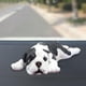 thumbnail image 4 of Figura de juguete de bulldog, modelo de perro, estatua de animal, resina, miniatura, accesorio de enseñanza Abajo Blanco Negro, 4 of 9