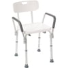 Drive Medical Shower Chair With Back And Removable Padded Arms - 1 Ea