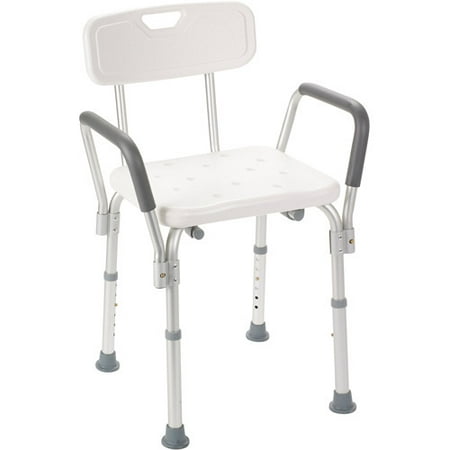 Deluxe Bath Bench With Padded Arms-Style:With Backrest